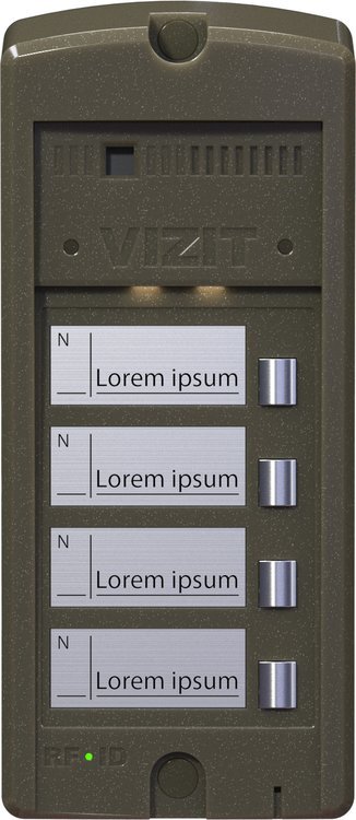 БВД-306-4 Вызывная аудиопанель 