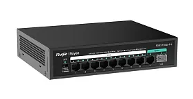 10-портовый неуправляемый гигабитный PoE-коммутатор RG-ES110GS-P-L