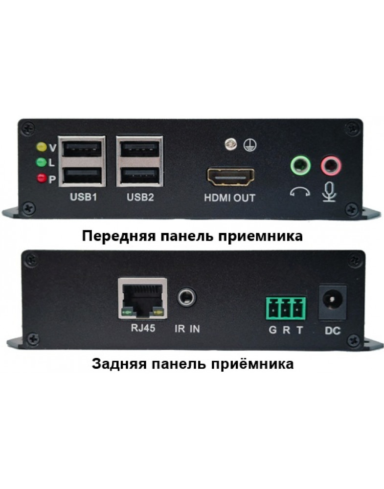 NS-VIP-HD-USB-ARI 4K HDMI+USB удлинитель по сети Gigabit Ethernet