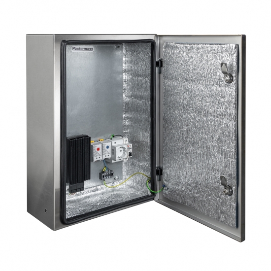 МАСТЕР-3УТП-Н Климатический навесной шкаф из нержавеющей стали