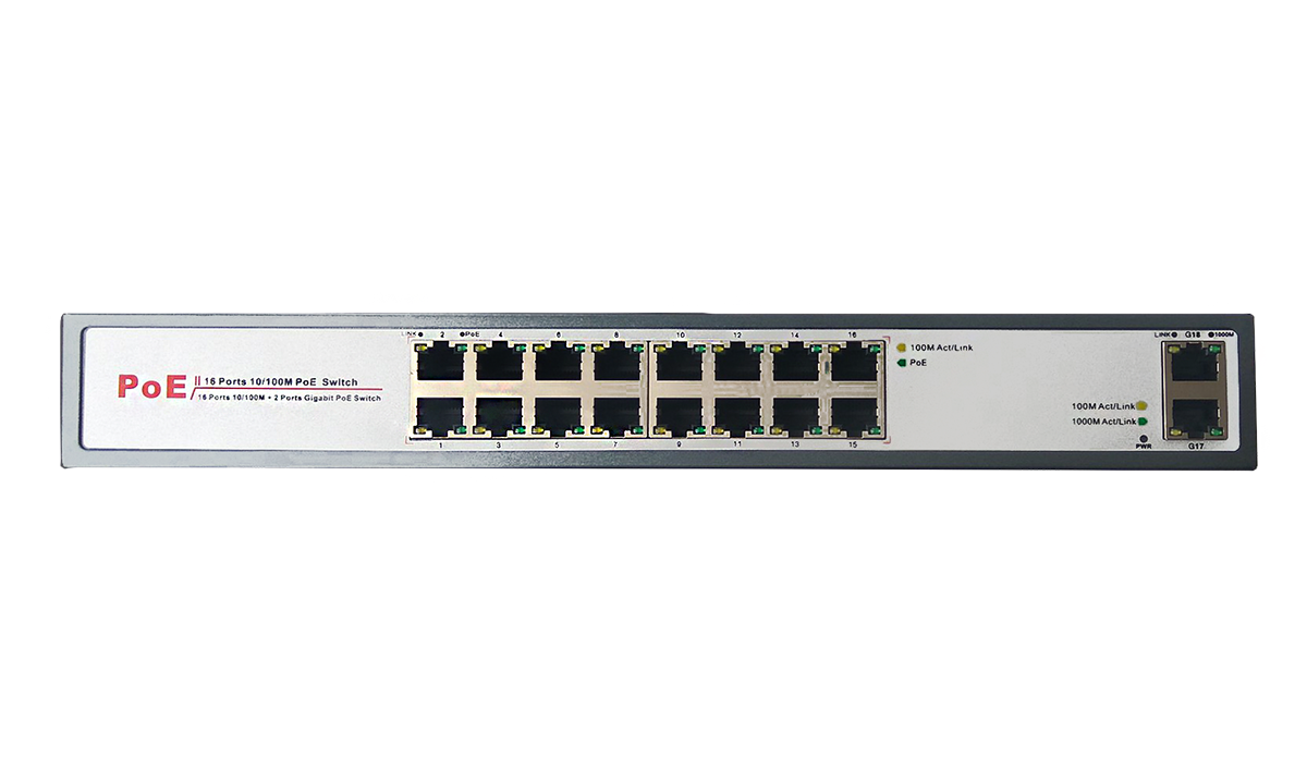 SH-20.16 Неуправляемый PoE коммутатор 