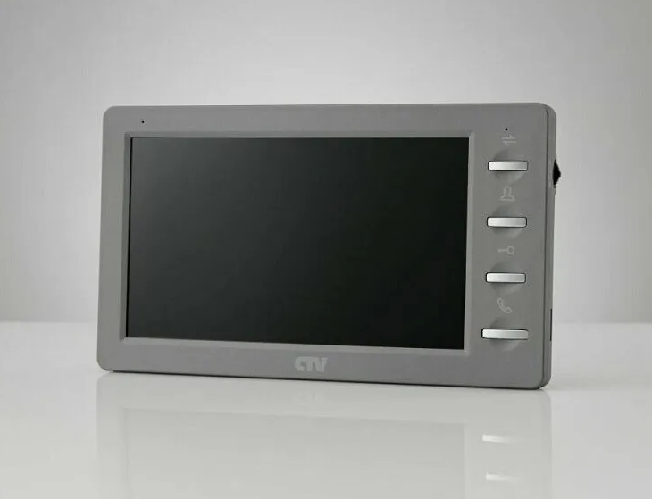 Монитор видеодомофона с кнопочным управлением CTV-M1701 Plus Серый