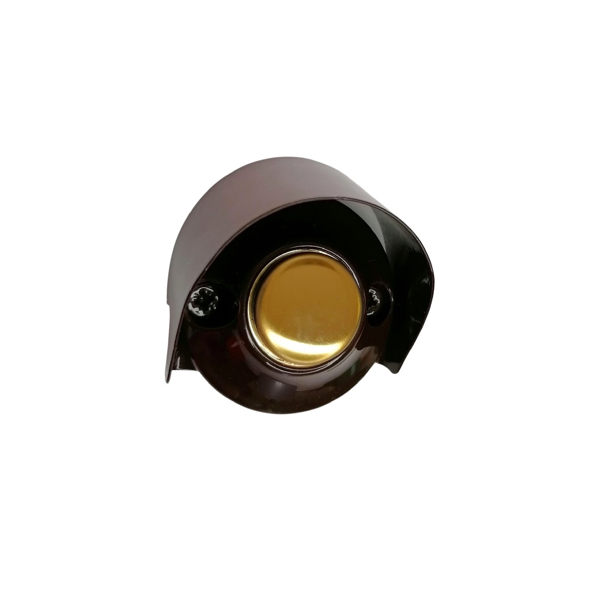 Кнопка накладная с козырьком JSB 20.0 Off-(On) коричневый