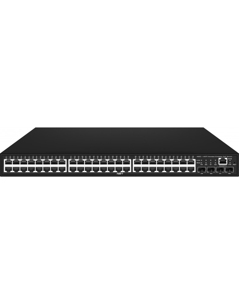 NST NS-SW-48G4G-PL Гигабитный управляемый L2+ PoE коммутатор