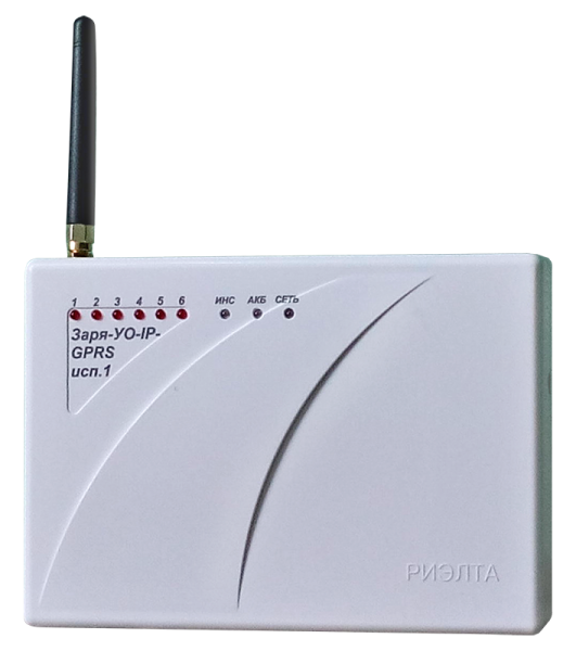 ППКО «Заря-УО-IP-GPRS» исп. 1 Прибор приемно-контрольный охранный