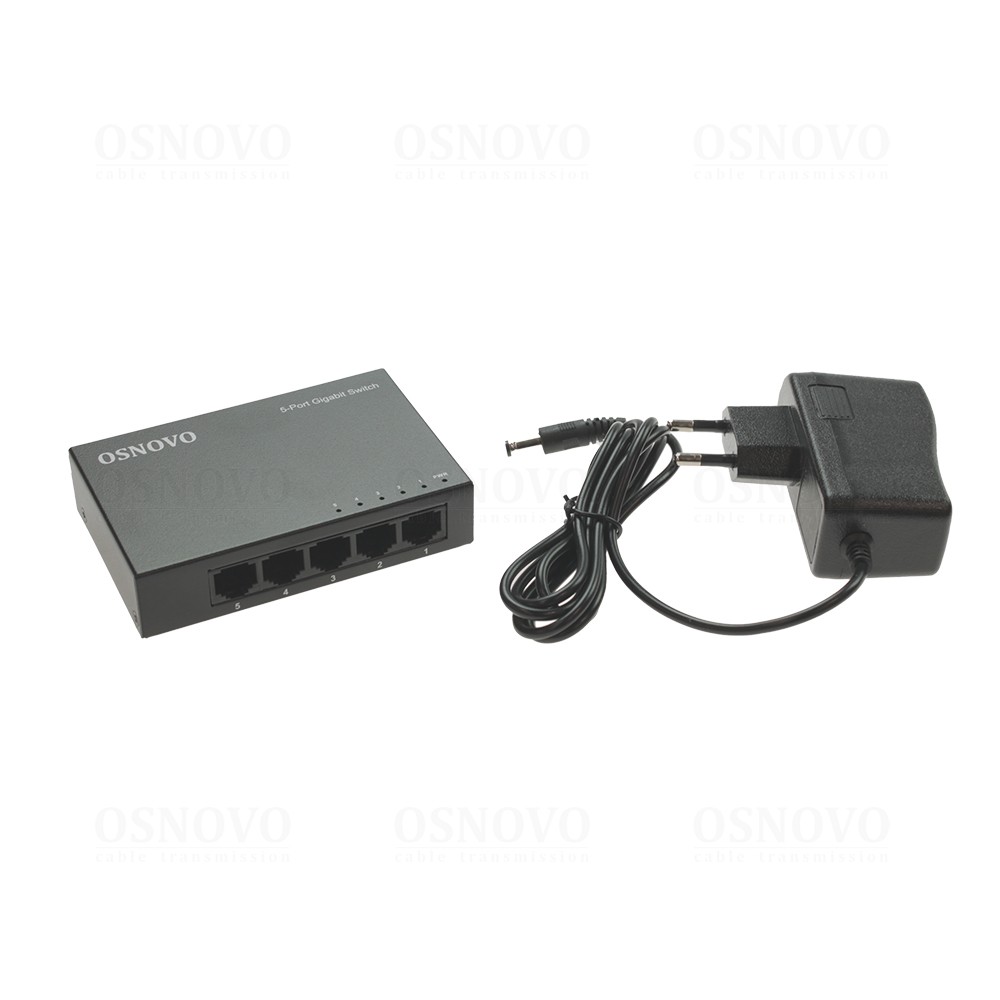 SW-5G Неуправляемый коммутатор Gigabit Ethernet на 5 портов