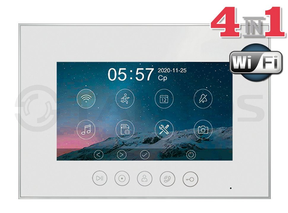 Marilyn HD Wi-Fi s  Монитор цветного видеодомофона черный 7 дюймов