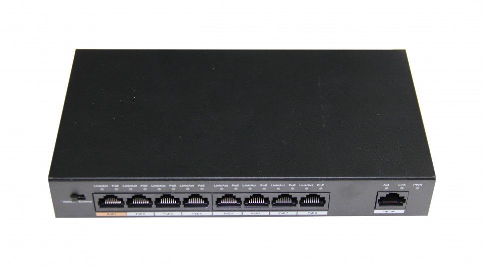 NBLS-0908H Коммутатор PoE сетевой 8 портовый