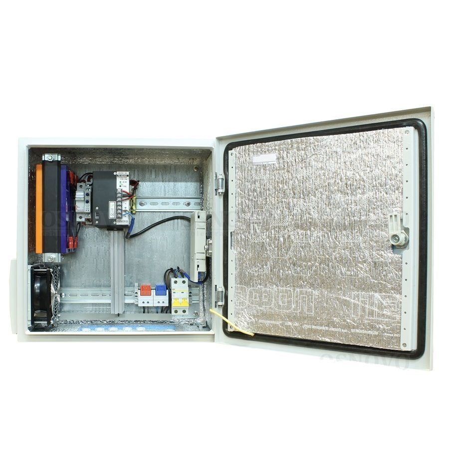 OS-44VB1 Уличная станция с термостабилизацией, теплоизоляцией, резервным питанием и оптическим кроссом