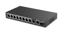 10-портовый гигабитный коммутатор с облачным управлением RG-ES210GS-P
