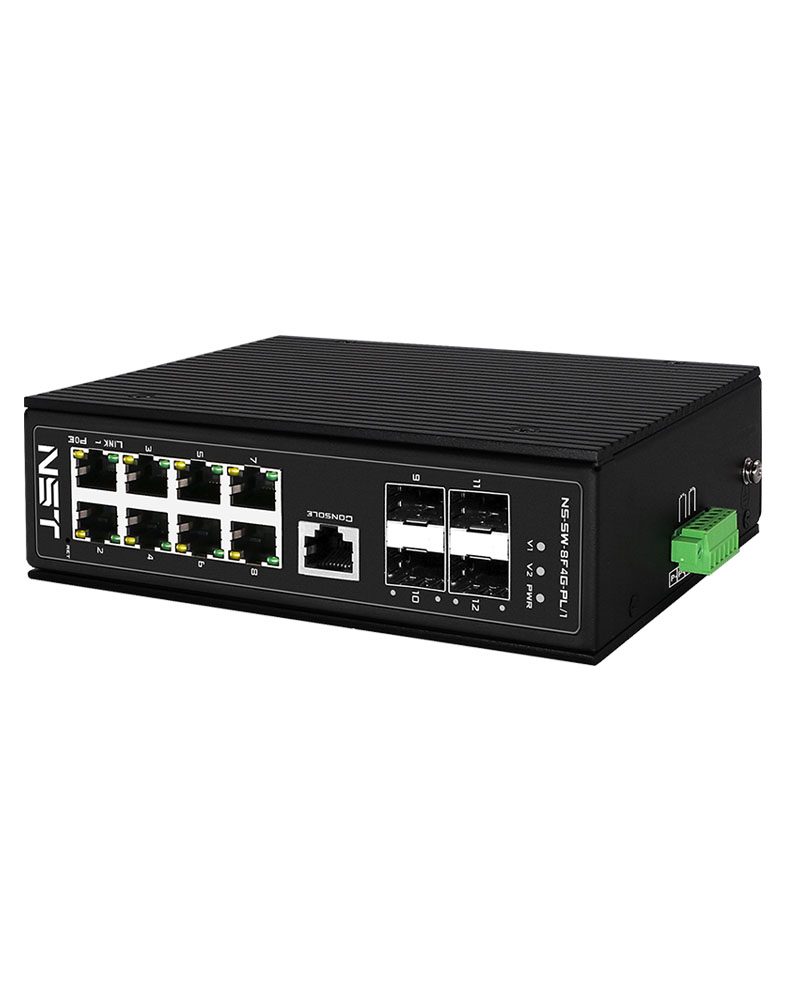NST NS-SW-8F4G-PL/I индустриальный L2 коммутатор
