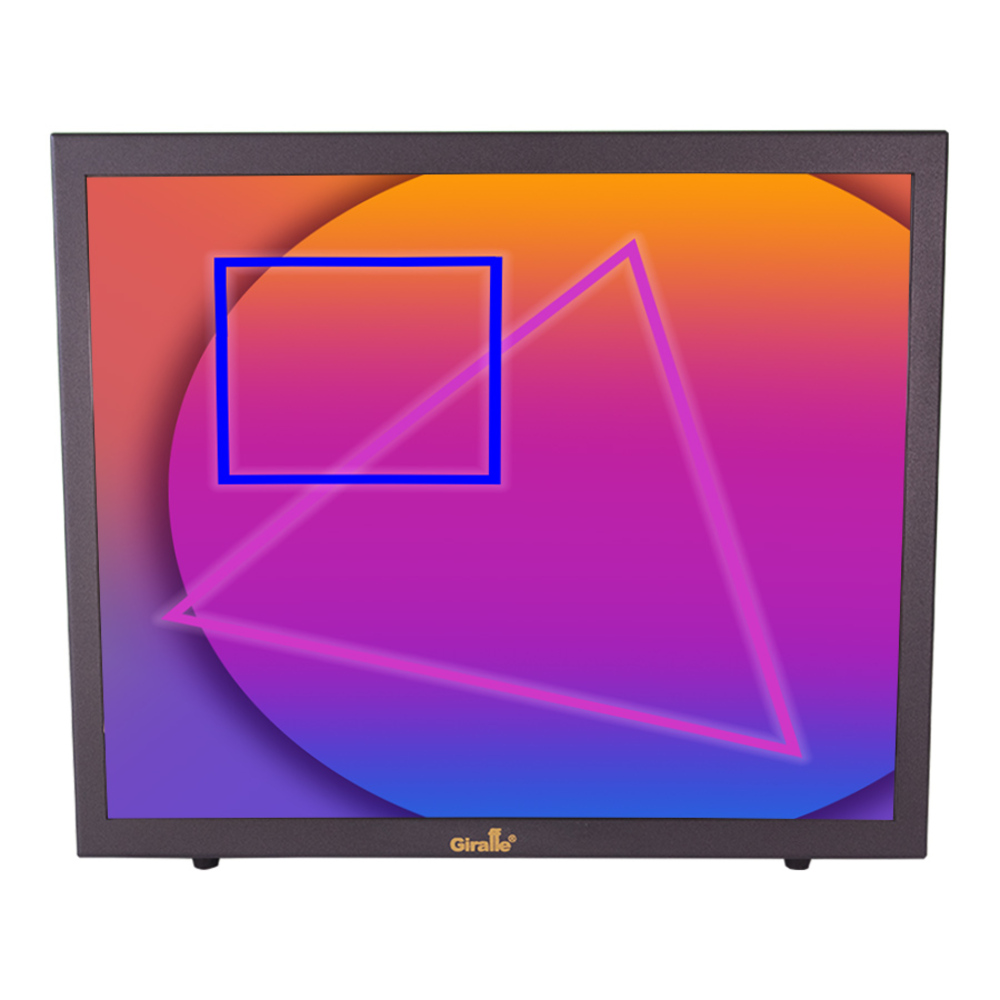 GF-AM170L Цветной монитор с LED подсветкой для видеонаблюдения