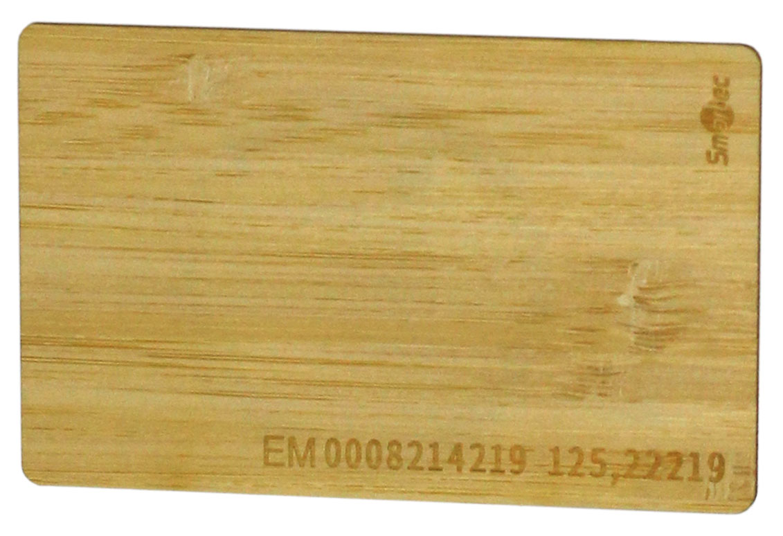 ST-PC030EM  Проксимити карта EmMarin совместимая, бамбук
