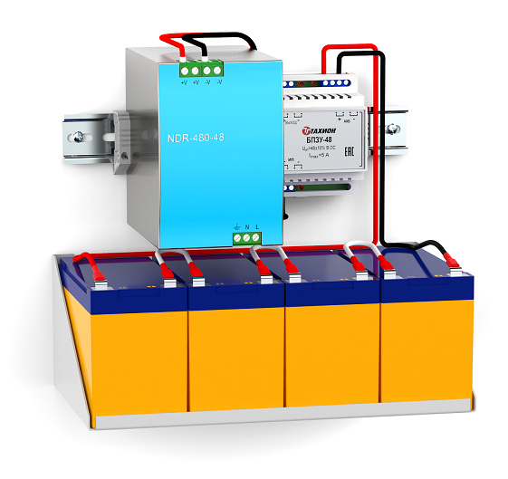 КБП-48/8 (7,2А·ч) Комплект бесперебойного питания