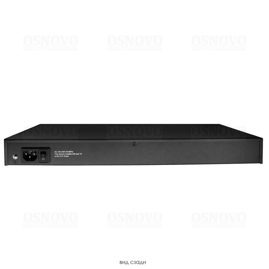 SW-64822(700W) PoE коммутатор Fast Ethernet на 48 x  RJ45 + 2 x  GE Combo uplink портов