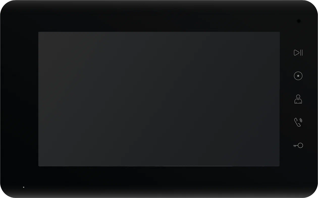 Mia черный монитор цветного видеодомофона