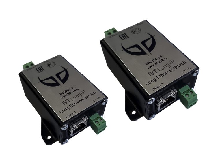 IVT-Long IP Удлинитель Ethernet по одной паре проводов до 1700 метров (комплект)