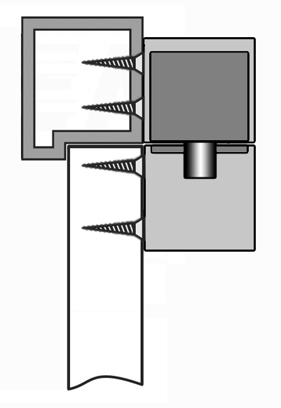 ST-DB100BSM  Адаптер для наружного монтажа замка ST-DB100MT