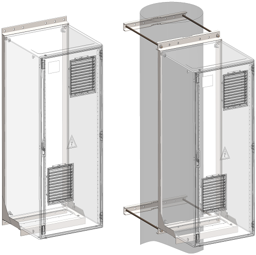 Крепление ТШ-10 настенное