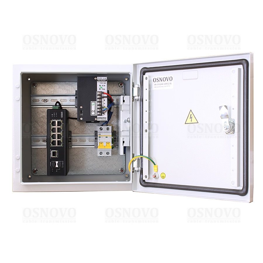 OS-331(SW-60812/I) Уличный PoE коммутатор на 11 портов