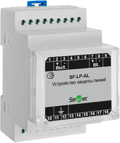 SF-LP-AL-DIN Устройство защиты адресной линии (грозозащита)