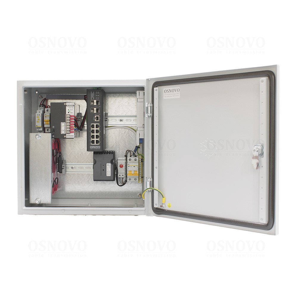 OS-44TB1(SW-80804/ILS(port 90W)) Уличный коммутатор