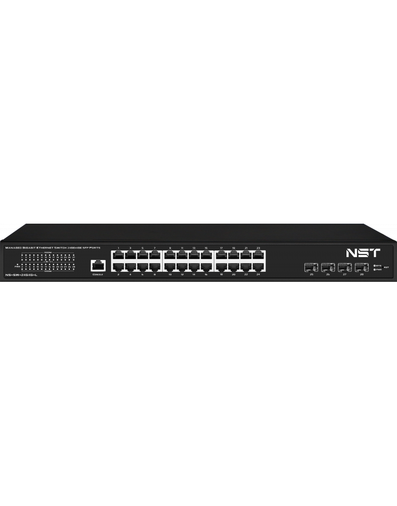 NST NS-SW-24G4G-L Гигабитный управляемый L2+ коммутатор