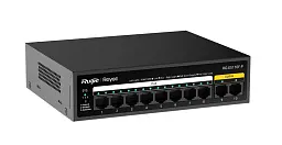 10-портовый неуправляемый POE-коммутатор RG-ES110F-P