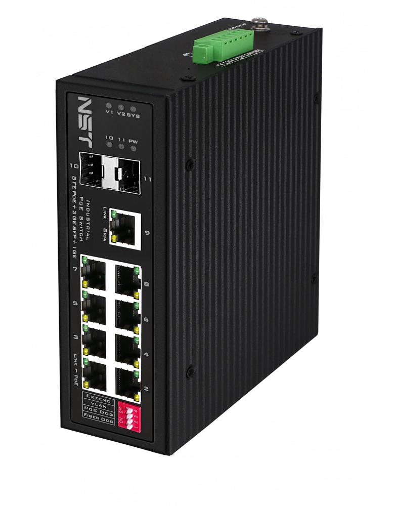 NST NS-SW-8F3G-P/I промышленный PoE коммутатор