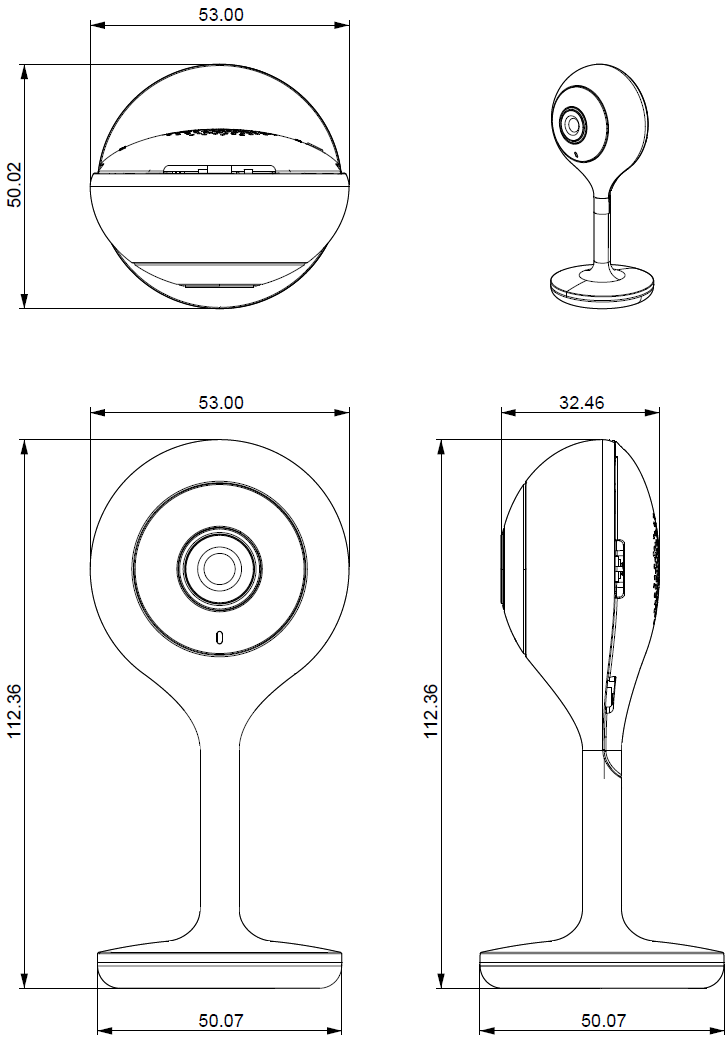 Камера видеонаблюдения Ivideon Cute 3