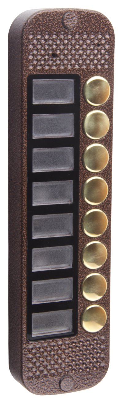 Вызывная антивандальная панель JSB-V088K БК Медь