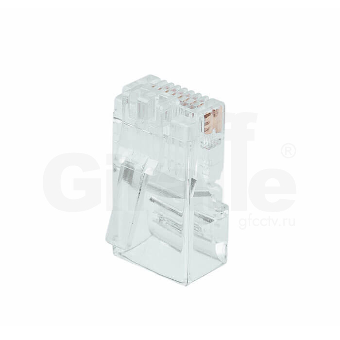 GF-RJ45  Штекер RJ-45 под обжим (8p8c) Cat.5e (Упаковка 100 шт.)