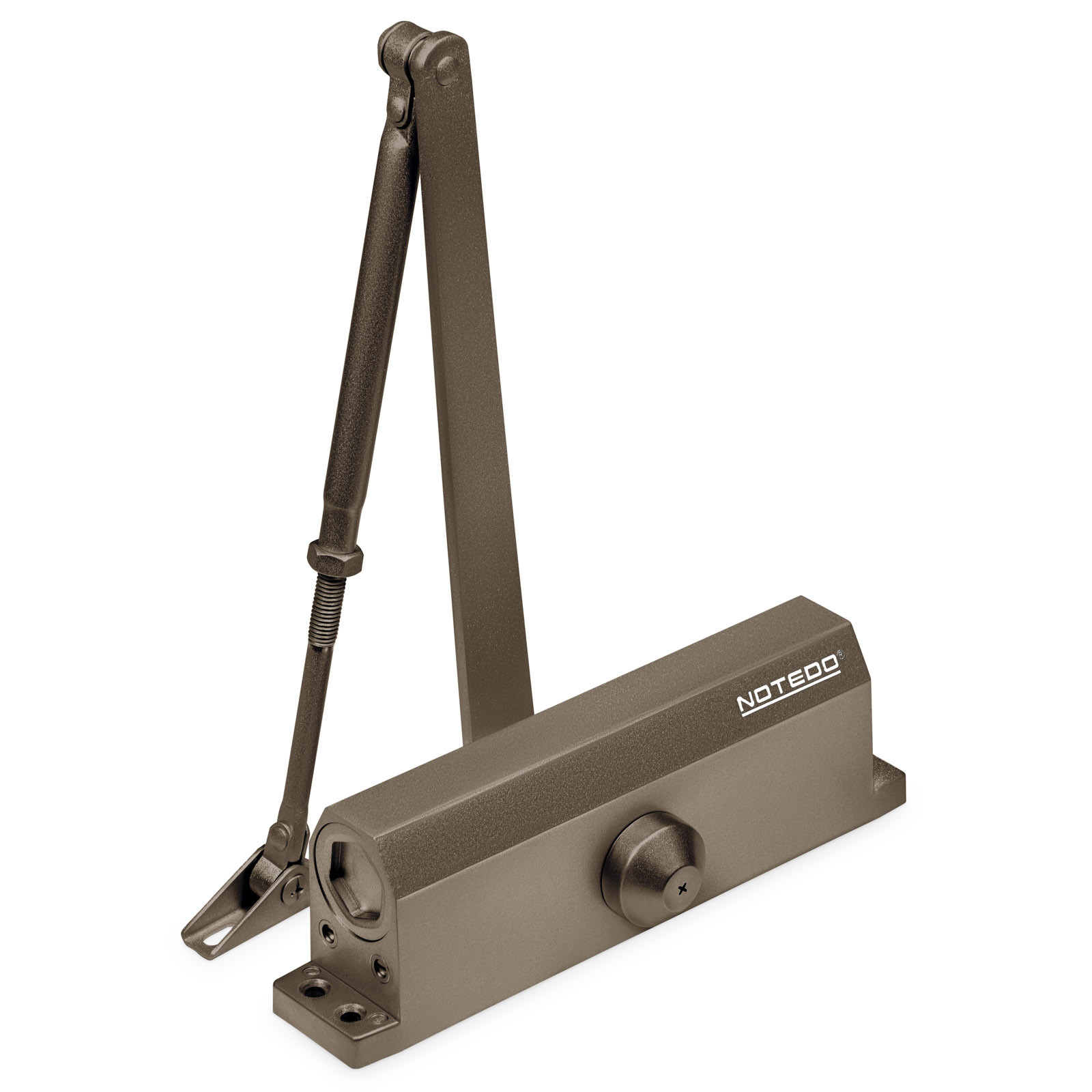 Дверной доводчик DC-180 лёгкий характер Бронза