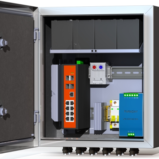 Mastermann 8 УТП 8КУ АКБ 7А Коммутационный термошкаф