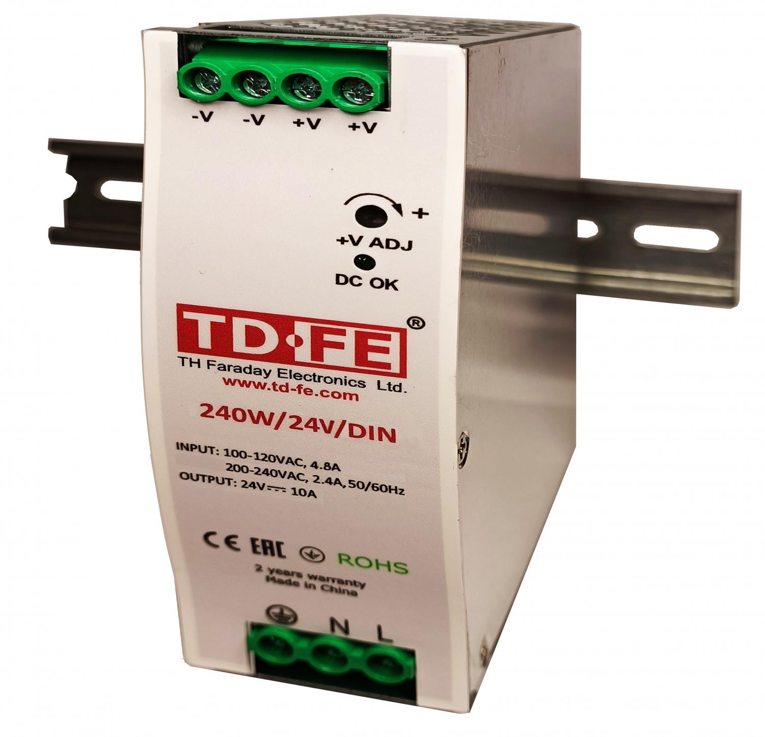 240W/24V/DIN Блок питания