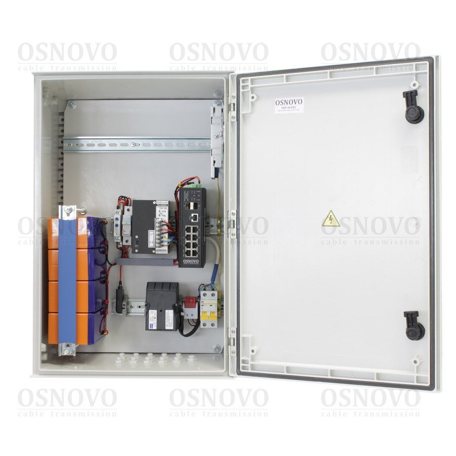 OSP-46TB1(SW-80802/ILS(port 90W)) Уличный управляемый (L2+) коммутатор на 10 портов с термостабилизацией