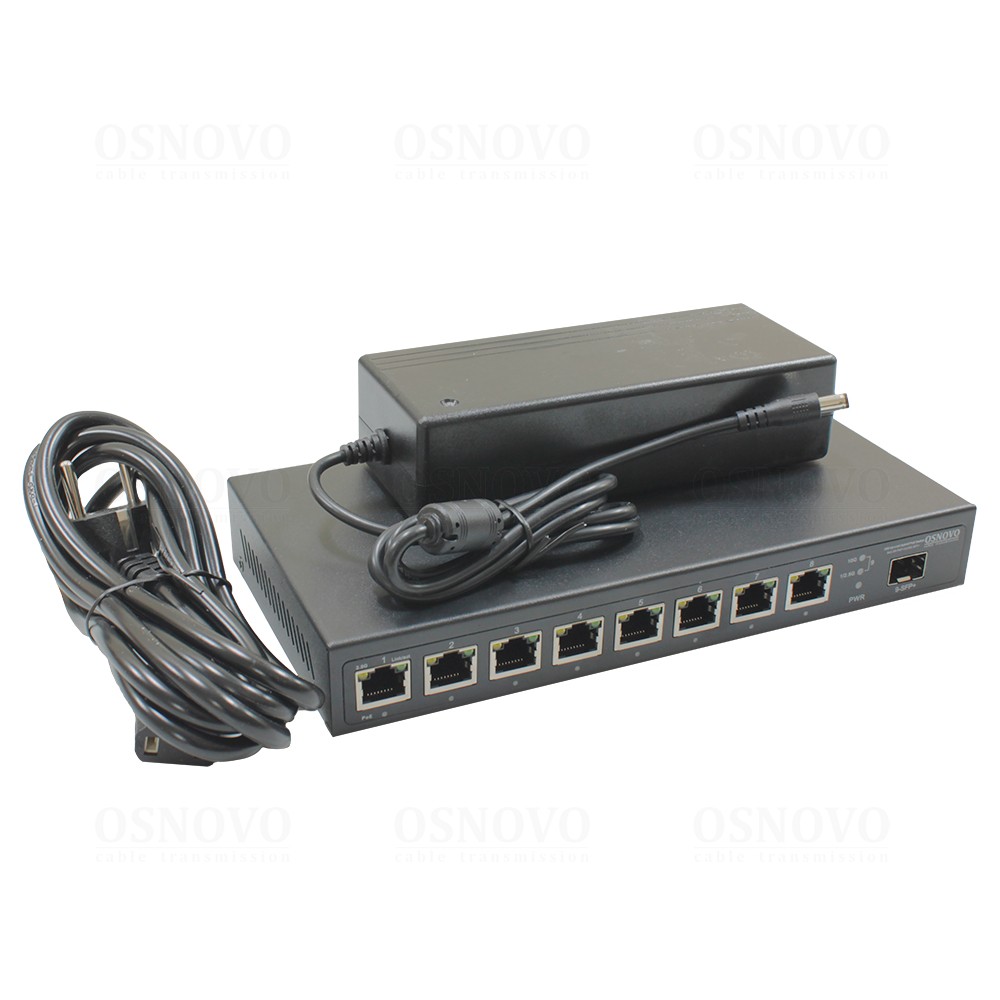 SW-8D1X(120W) PoE коммутатор
