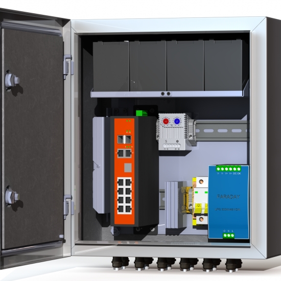 Mastermann 8 УТП 8К АКБ 7А Коммутационный термошкаф