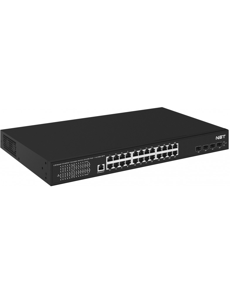 NST NS-SW-24G4G10-PL Гигабитный управляемый L3 PoE коммутатор