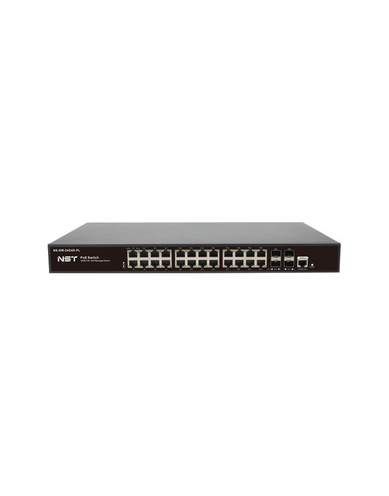 NS-SW-24G4X-PL Управляемый L2+ PoE коммутатор