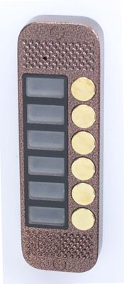 Вызывная антивандальная панель JSB-V086K PAL Медь