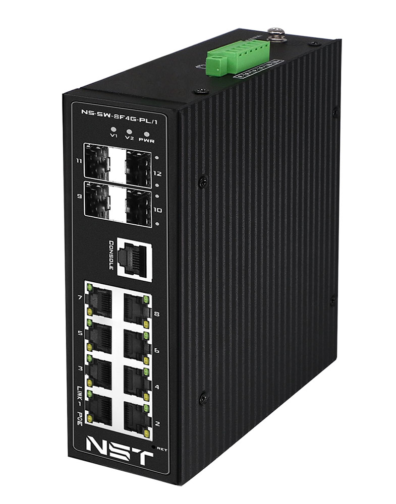 NST NS-SW-8F4G-PL/I индустриальный L2 коммутатор