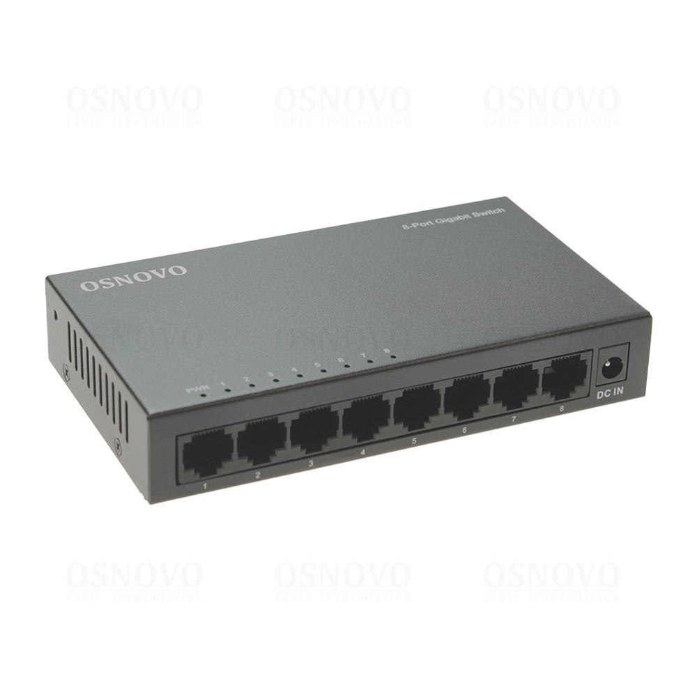 SW-8G Неуправляемый коммутатор Gigabit Ethernet на 8 портов