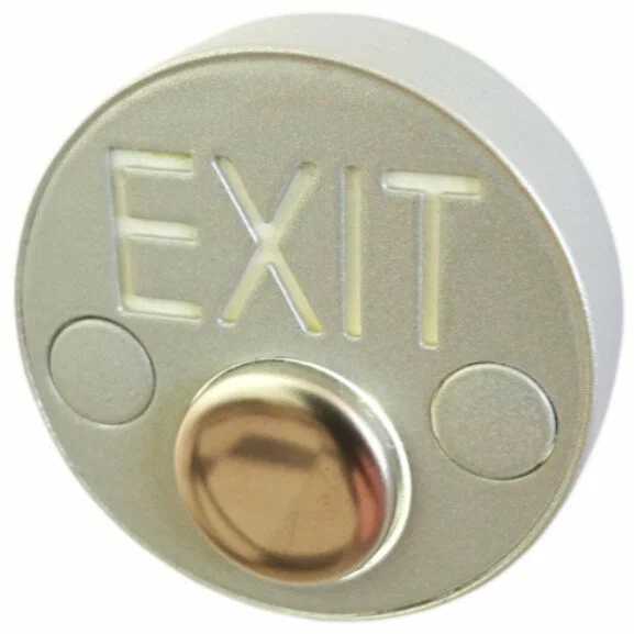 Кнопка выхода JSB 30.0 Off-(On) серый металлик