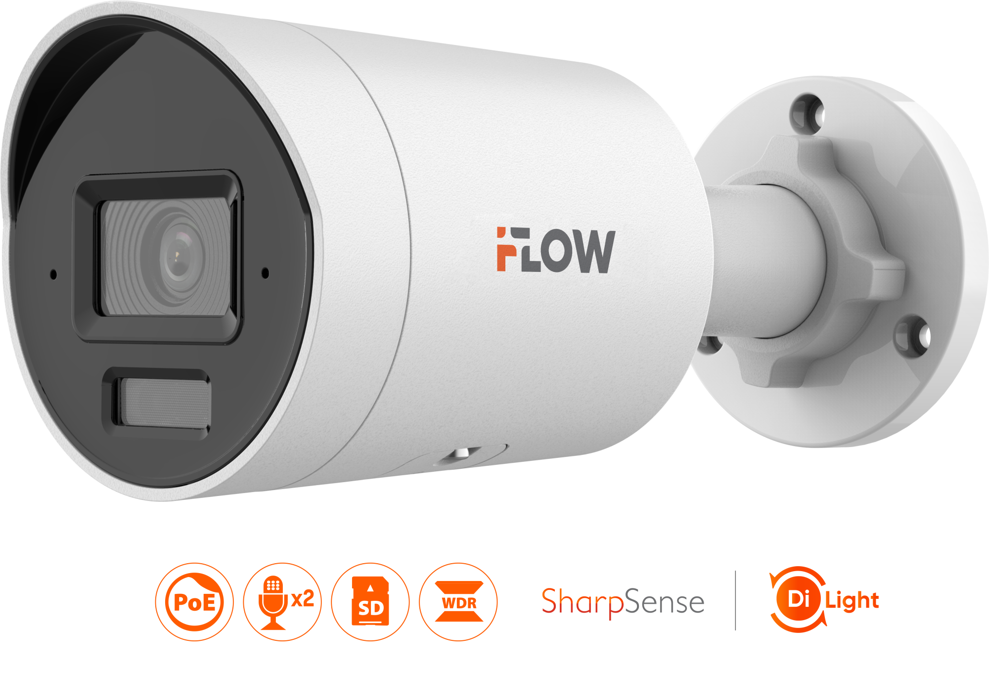  2Мп уличная цилиндрическая IP-камера F-IC-2122C2M(6mm)