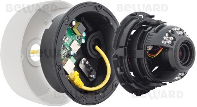 B2530DVZ Уличная 2 Мп купольная IP видеокамера