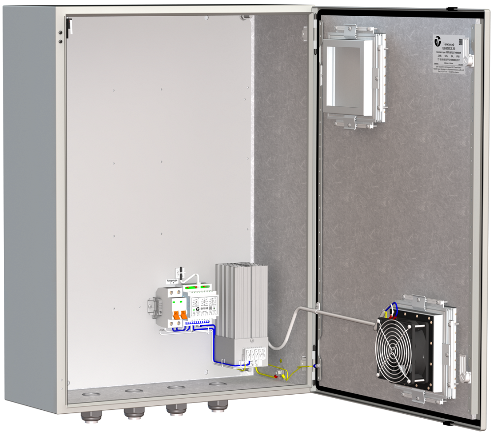 ТШВ-60.80.25.200 Термошкаф  с обогревом и вентиляцией