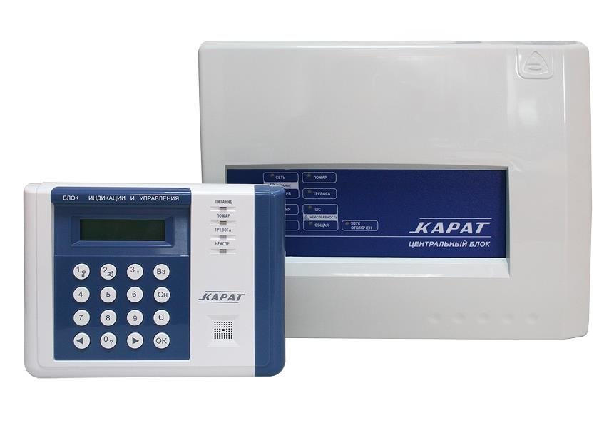 Карат с БИУ – прибор приемно-контрольный охранно-пожарный
