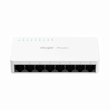 8-портовый неуправляемый коммутатор, без PoE RG-ES08F