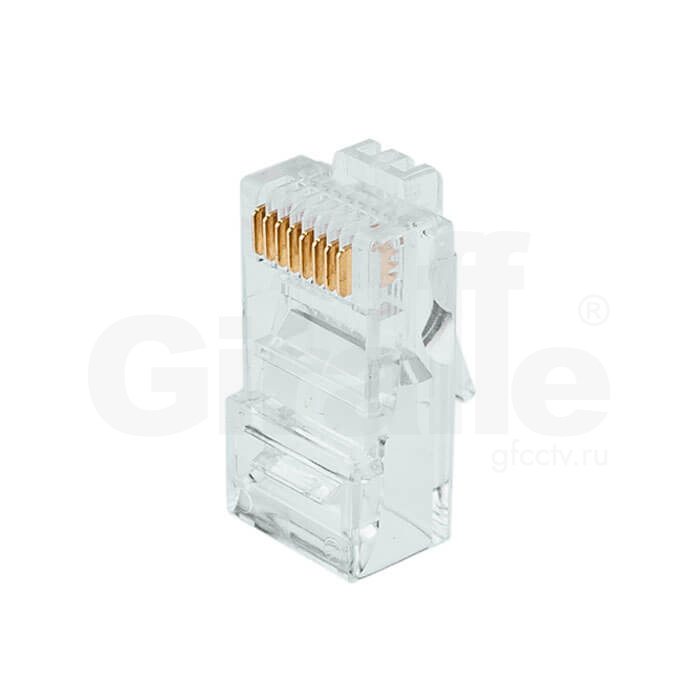 GF-RJ45  Штекер RJ-45 под обжим (8p8c) Cat.5e (Упаковка 1000 шт.)